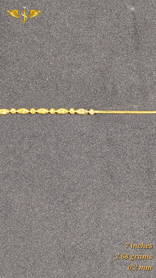 22KT Gold Designed Bracelet