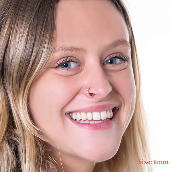 Nose Ring – Prong setting
